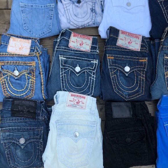 MYSTERY BOX OF 3 True Religion Jeans Size 28 - Picture 3 of 5